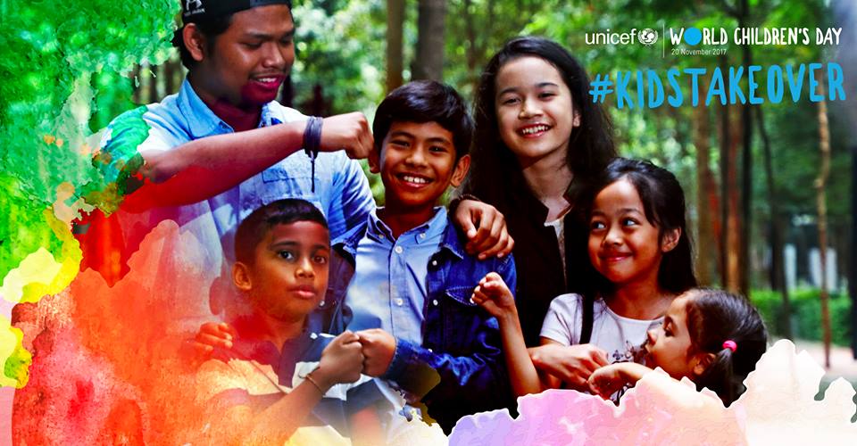 UNICEF Malaysia / Facebook The children are taking over today.